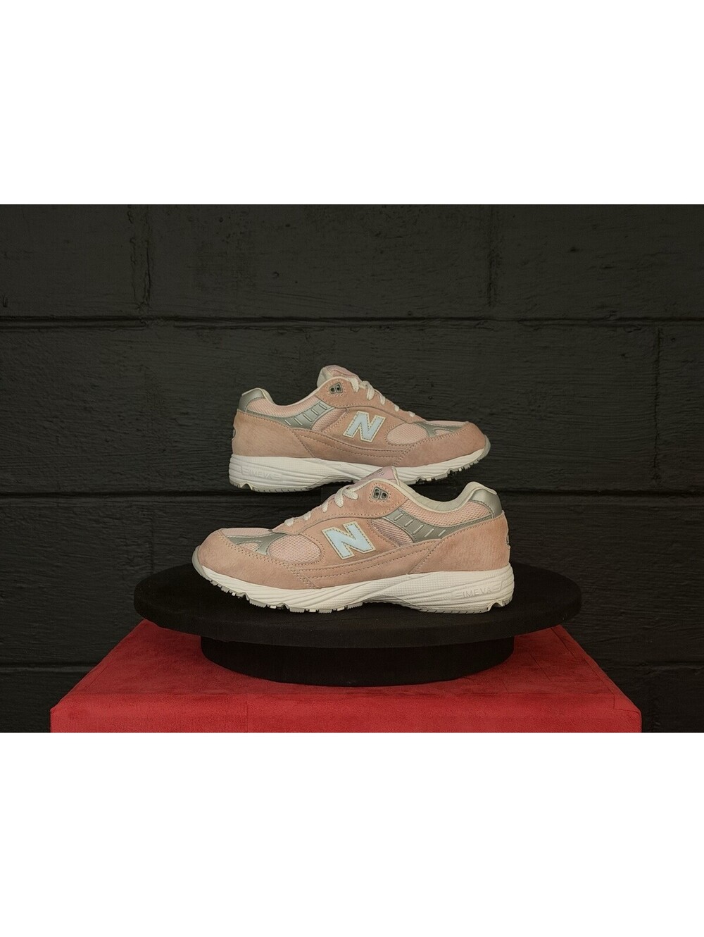 New Balance 991 Pink KJ991PKG Y2K Running Shoes Women 6.5 EU39 DS Rare - Picture 5 of 8